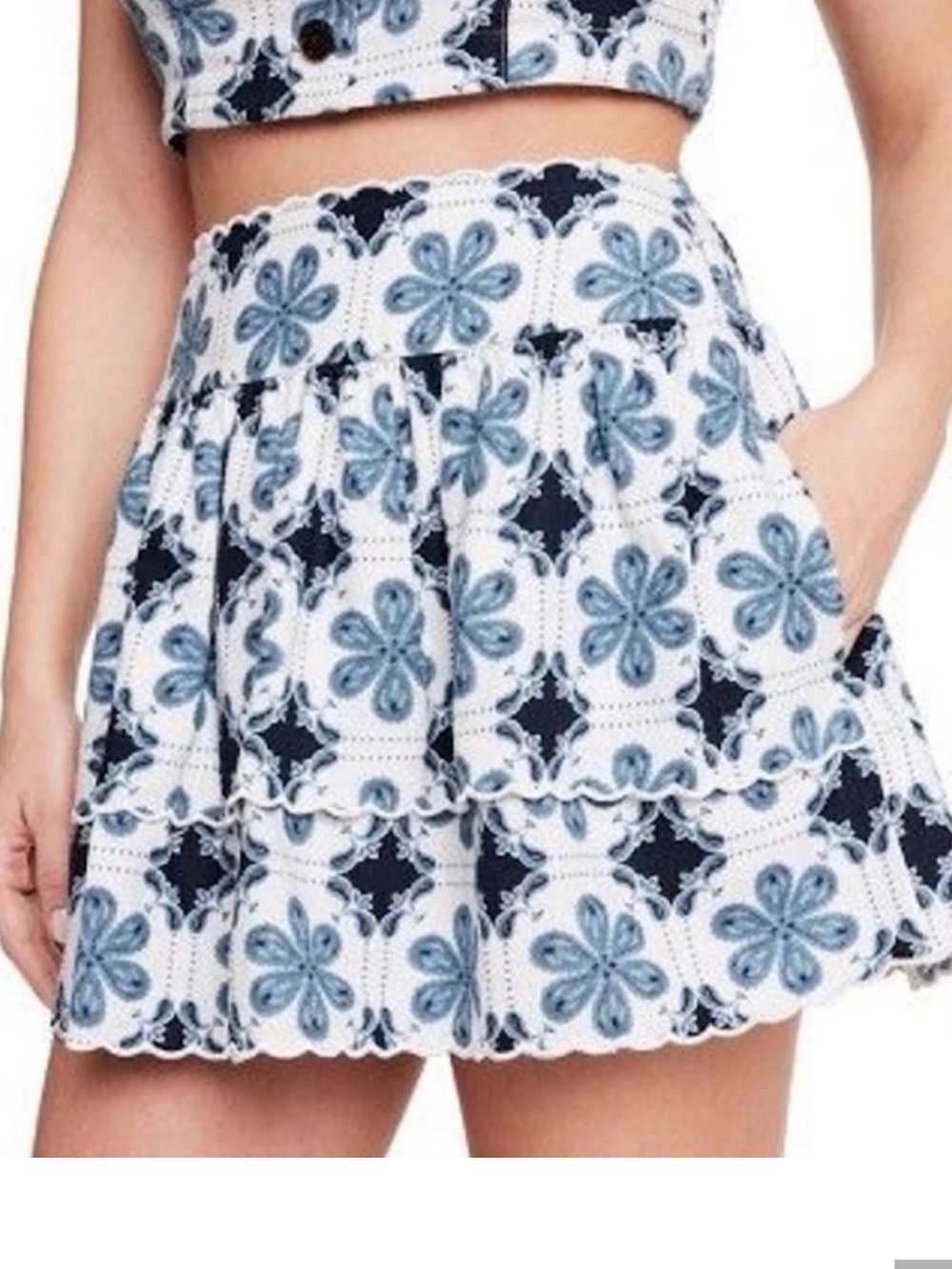 Aguabendita boho skirt NWT